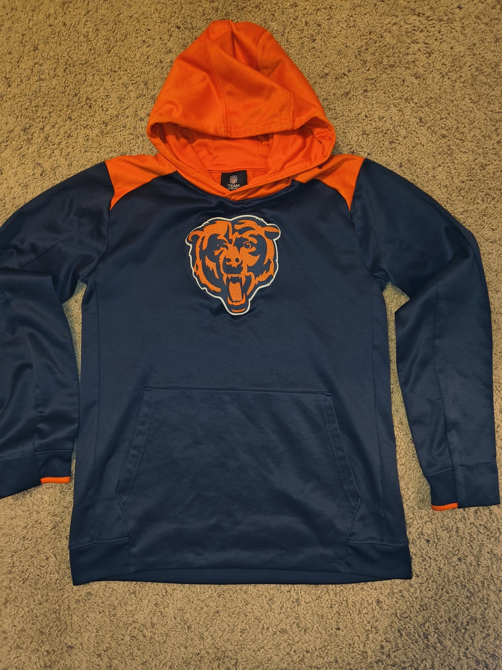 Chicago Bears Youth Performance Hoodie, Size XL